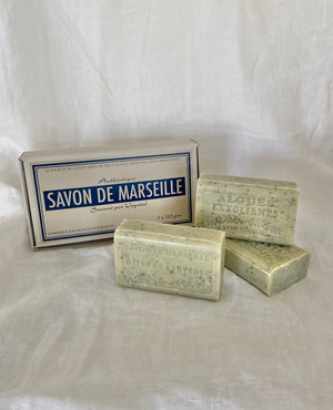 Marseilles Soap Algues Exfoliants 125g Box of 3