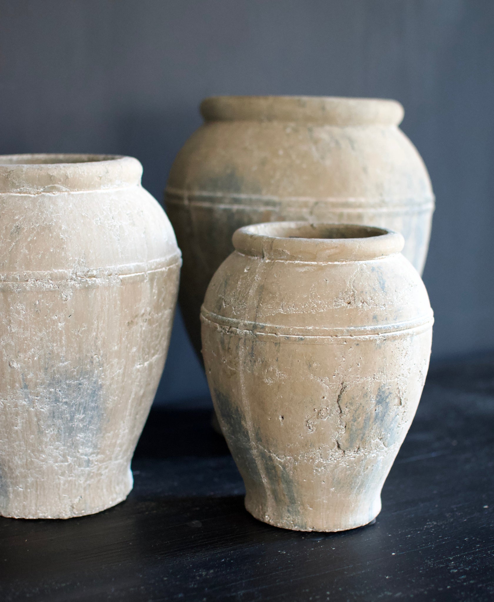 Roman Stone Pots Large