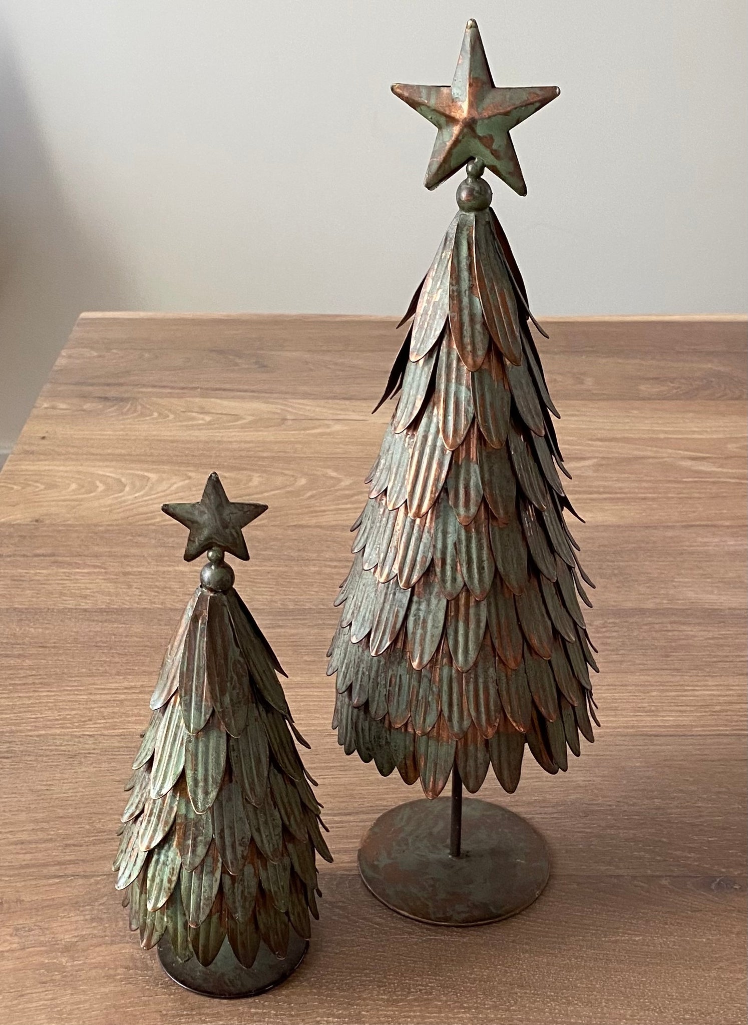 Vintage metal Christmas Tree Large