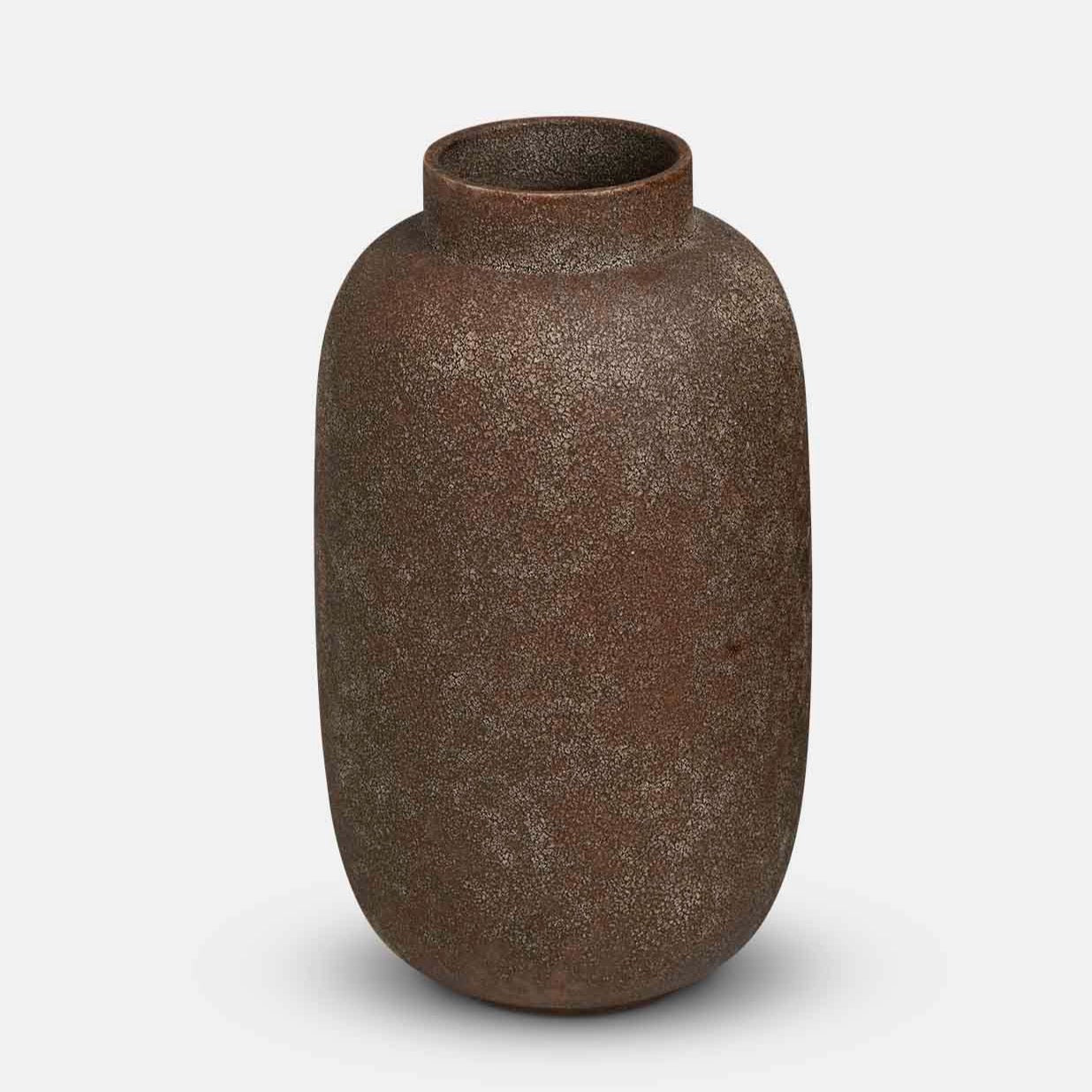 Brown Ceramic Textured Vases