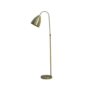 Adjustable gold floor lamp
