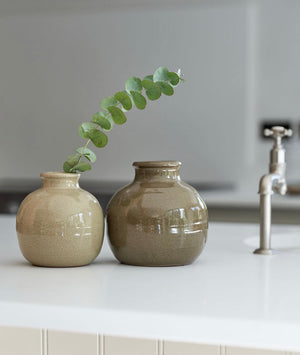 Earthy Green Vase.