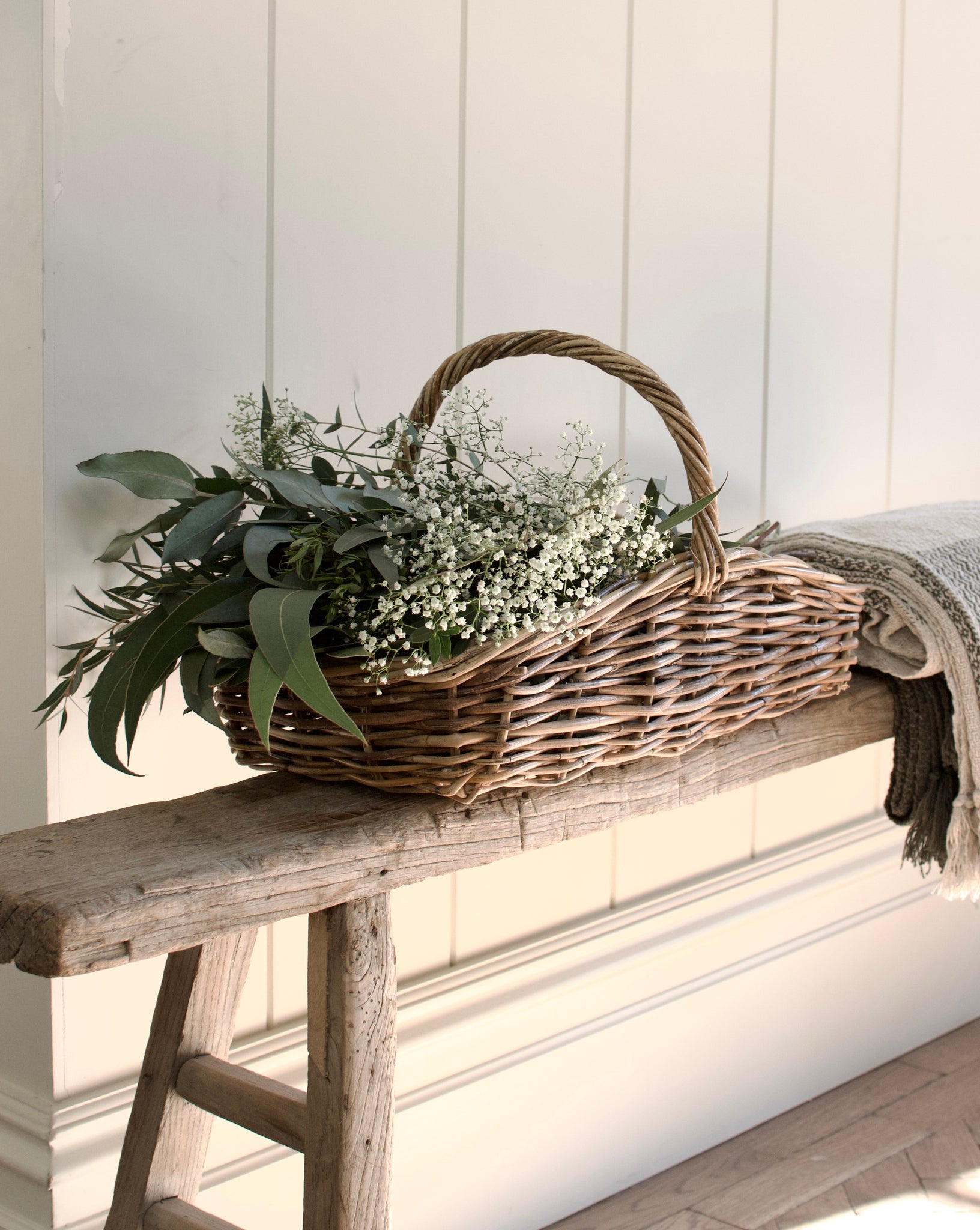 French Woven Basket.